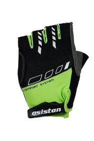 Resim SARİSSA BİSİKLET Asistan Cape GL 400 Kısa Parmak Bisiklet Eldiveni L Beden Yeşil 