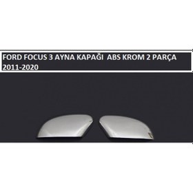 Resim Ford Focus 3 Ayna Kapağı Abs Krom 2 Parça 2015 2016 2017 2018 