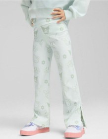 Resim Puma Puma X Hk&fr Flared Leggings Çocuk Tayt 63006850 Yeşil 