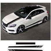 Resim Kaput Etiketi Stil B-mat Gümüş-araba Vinil Çıkartmalar Kaput Çıkartması Audi Bmw Mercedes Ford Vw Toyota Nissan Kia 