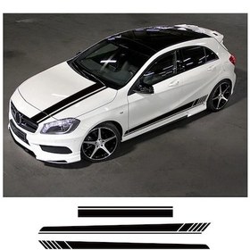 Resim Kaput Etiketi Stil B-mat Gümüş-araba Vinil Çıkartmalar Kaput Çıkartması Audi Bmw Mercedes Ford Vw Toyota Nissan Kia 