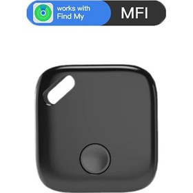 Resim Xiaomi Akıllı Küresel Gps Konumlandırma Anti-kayıp Takip Cihazı Mini Gps Takip Black 1-pack 
