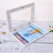 Resim Maxaccess Katlanır Manyetik A4 Sanat Çerçevesi - Gençler İçin Karikatür Temalı Fotoğraf Sergileme Çerçevesi 
