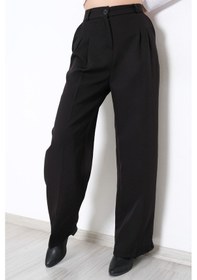 Resim Bensu Store - Palazzo Pantolon Siyah - 20709.683. 001 