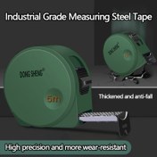 Resim Yüksek Hassasiyetli, Kilit Düğmeli ve Hafif İnşaat, DIY Projeleri için Ağır Hizmet Tipi 3m x 16mm veya 5m x 25mm Endüstriyel Kalite Çelik Şerit Metre - Anti-Düşme Kalınlaştırılmış Metal Cetvel 