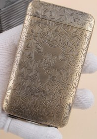 Resim Genel Markalar İşlemeli Retro Tasarım Metal Uzun Sigara Tabakası Bakır Bronz Renk 23bm928uzr04 