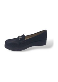 Resim Zerhan Byk410 Kadın Siyah Taşlı Dolgu Taban Büyük Numara Ayakkabı 41 42 Siyah 