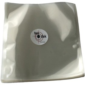 Resim Büyük Boy 100 Adet 21,5 Cm X 23,5 Cm Şeffaf Vakum Poşeti Ambalajı Vakumlu Torba 