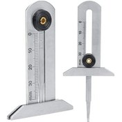 Resim Lastik Derinlik Ölçer, Paslanmaz Çelik Lastik Derinlik Ölçer, Güvenlik Lastik Cetveli, Lastik Ölçer 0-30 Mm Araba Motosiklet İçin 