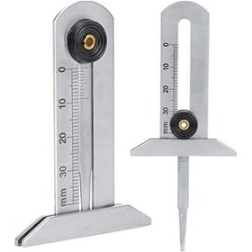 Resim Lastik Derinlik Ölçer, Paslanmaz Çelik Lastik Derinlik Ölçer, Güvenlik Lastik Cetveli, Lastik Ölçer 0-30 Mm Araba Motosiklet İçin 