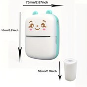 Resim Eşya Dünyası Mini Taşınabilir Kablosuz Termal Yazıcı – 200DPI – Android & Ios Uyumlu – Fotoğraf,Etiket, Not Baskı 