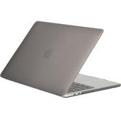 Resim Blogy MacBook Pro 16.2 İnç Crystal Fit Kılıf Gray 