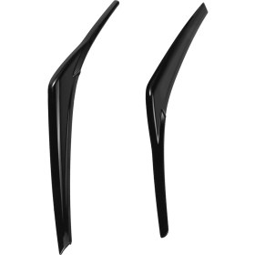 Resim Gorgeous Siyah Far Göz Kapağı Kapağı Başkanı Işık Lambası Kaşları Kalıp Döşeme 2018-2021 Toyota Camry Için (Yurt Dışından) 