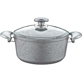 Resim Oms Granit Derin Tencere Gri 24 Cm 3110 