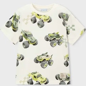 Resim Mayoral Erkek Çocuk T-shirt 3068 Ekru 