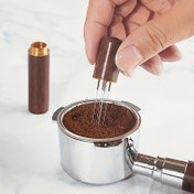 Resim Espresso dağıtımı için 6 iğneli kahve tozu iğnesi, kahve aracı - Kafeler, restoranlar ve ofisler için mükemmel 