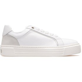 Resim Mammamia Kadın Hakiki Deri Sneaker Günlük Ayakkabı 25k D25ka-490 Z Beyaz Beyaz 