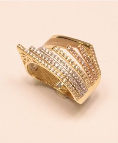 Resim Altın Taşlı Piramit Yüzük Guler1002794-19 