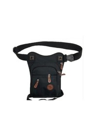 Resim Seventeen YCLSHOP Kanvas Kumaş Çok Gözlü Bel Bacak Omuz Göğüs Motorcu Çanta 