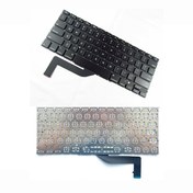 Resim Macbook Uyumlu Pro A1398 15 inch Retina Mid 2013 Klavye - İngilizce Siyah - Küçük Enter 