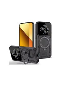 Resim Newface Xiaomi Redmi 14c Kılıf Joy Lens Standlı Kapak - Siyah 