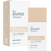 Resim The Purest Solutions Matte Touch SPF 50+ Matlaştırıcı Serum Fondöten No: 100 Light To Medium 30ml 