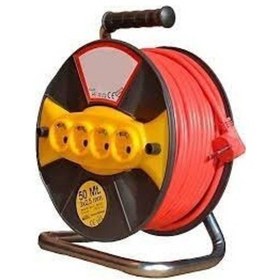 Resim Welder Makaralı Seyyar Uzatma Kablosu 3x1.5x35 Mt 4 Girişli 