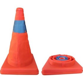 Resim Tcherchi Katlanır Reflektörlü Trafik Konisi 30 Cm 