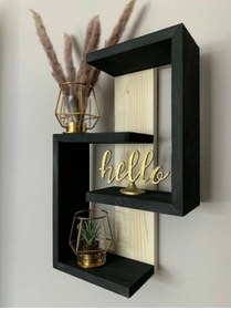 Resim İnci Home Ahşap Raf 