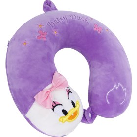 Resim Hey Bee NK12005-P Hayvanlı Ortopedik Eğlenceli Çocuk Seyahat Visco Boyun Yastığı 