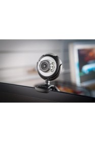 Resim Pazariz General Home Mikrofonlu LED Işıklı Webcam Bilgisayar Kamerası 