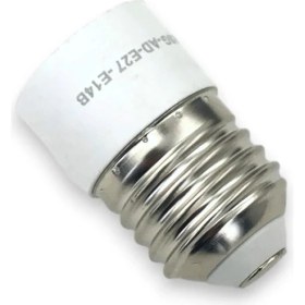 Resim Tek-İş E27 'den E14 'e Dönüştürücü Duy - Pratik ve Güvenli Çözüm E27 To E14 Duy Dönüştürücü 
