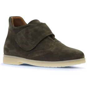 Resim Bueno Shoes Haki Süet Kadın Düz Bot 01wt3312 