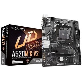 Resim Gıgabyte A520m-k V2 Ddr4 5100mhz 1xvga 1xhdmı 1xm.2 Usb 3.2 Matx Am4 Amd Am4 5000/4000 /3000 Serisi 