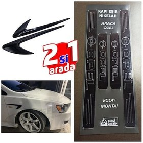 Resim Opel Corsa Uyumlu Kapı Eşiği + Çamurluk Vent 