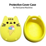 Resim Geeroyoo "çizgi Film Elektronik Evcil Hayvan Oyun Makinesi İçin Sarı Silikon Koruyucu Kılıf" 