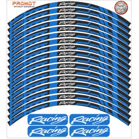 Resim PROMOT Motorsiklet Jant Şeriti Motorsiklet Jant Kaplama Motosiklet Aksesuar Jant Sticker 4 