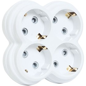Resim Genel Markalar Dörtlü ( 4'lü ) Golyat Priz Çoğaltıcı Grup Priz Fiş 