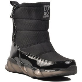 Resim Siyah Rugan Kadın Kar Botu Dmk-z001 Z Siyah Rugan 