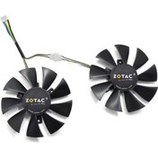 Resim Everflow Zotac Gtx 1060 Amp Edition Fan 87mm Ekran Kartı Fan 