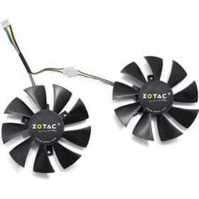 Resim Everflow Zotac Gtx 1060 Amp Edition Fan 87mm Ekran Kartı Fan 