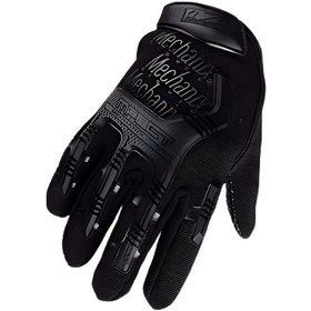 Resim Single Sword Mechanix Tam Parmak Taktik Eldiven, Darbe Emici İş Eldiveni, Dokunmatik Özellikli Motosiklet&spor Eldiveni, Unisex L-siyah 