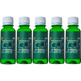 Resim Aromaks 5 Adet Konsantre Oto Cam Suyu 100 Ml - Yeşil 