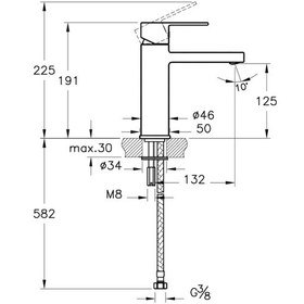Resim Artema Flo S Large Lavabo Bataryası Altın A4259323 