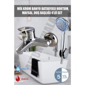 Resim Altun 3 Yollu Arıtmalı Sıcak Soğuk Çıkışlı Evye Mutfak Bataryası Arıtmalı Musluk 
