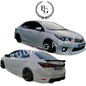 Resim Toyota Corolla Uyumlu Custom Yan Marşpiyel Sağ & Sol (Plastik) N11.34805 