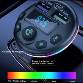 Resim PİNK İTHALAT G14 36W PD Şarj Özellikli Dijital Göstergeli Bluetooth Fm Transmitter 