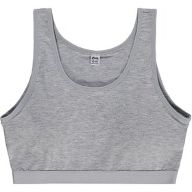 Resim Civil Girls Basic Pedli Geniş Askı 10-12 Yaş Kız Çocuk Büstiyer - Gri - Gri / 10-11 Yaş 