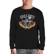 Resim Guns N' Roses - Gone to Hell Siyah Çocuk Sweatshirt 