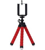 Resim Springsun Tripod Cep Telefonu Tripod Mini Esnek Sünger Ahtapot Şekilli Tripod Akıllı Telefon Kamera Büküleb Kırmızı 